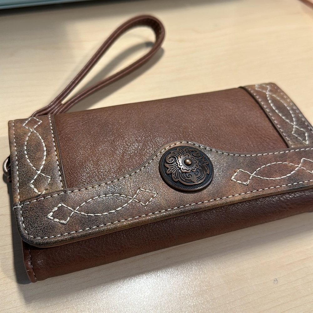 Leather Wallet/Clutch
